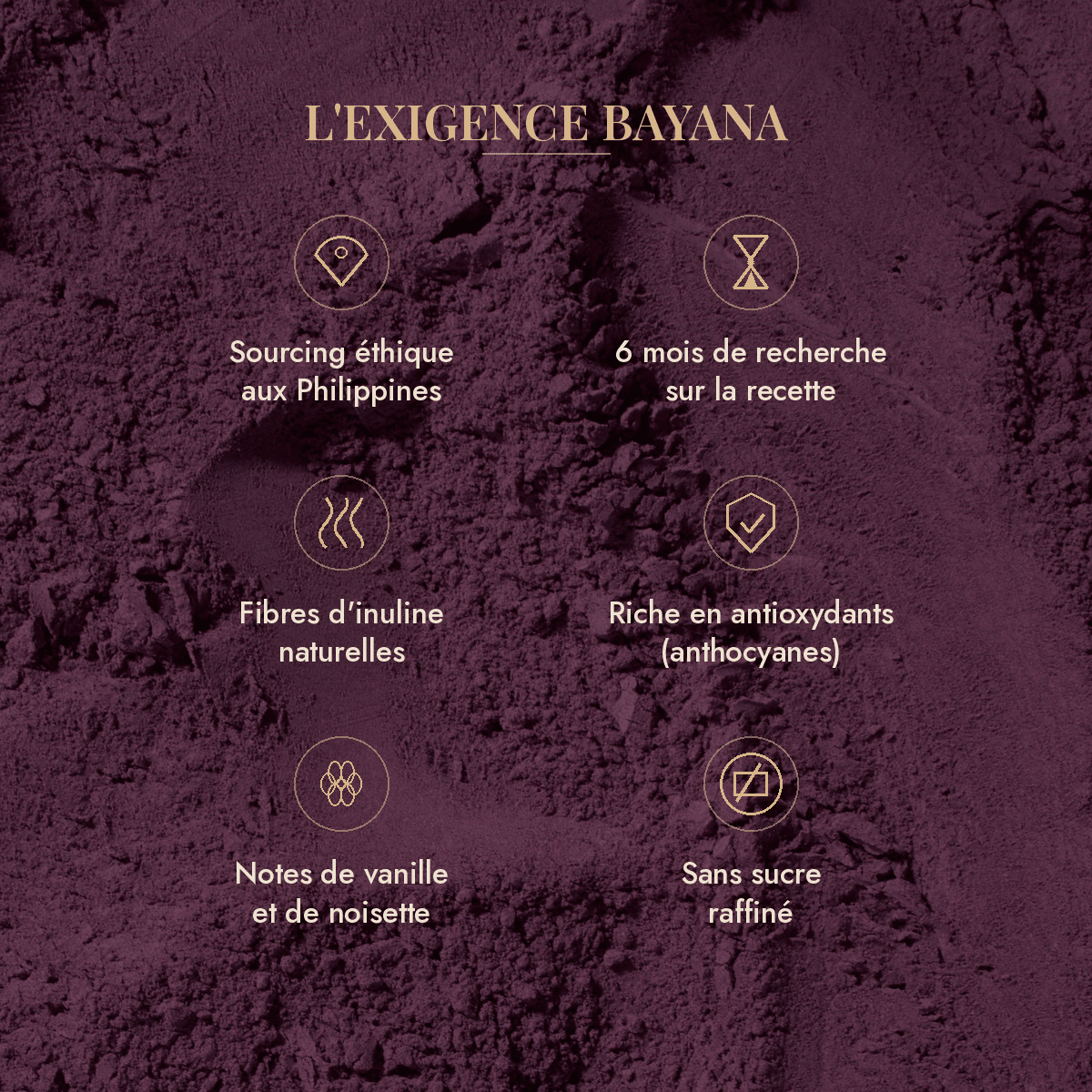 Poudre impériale d'ube - Bayana
